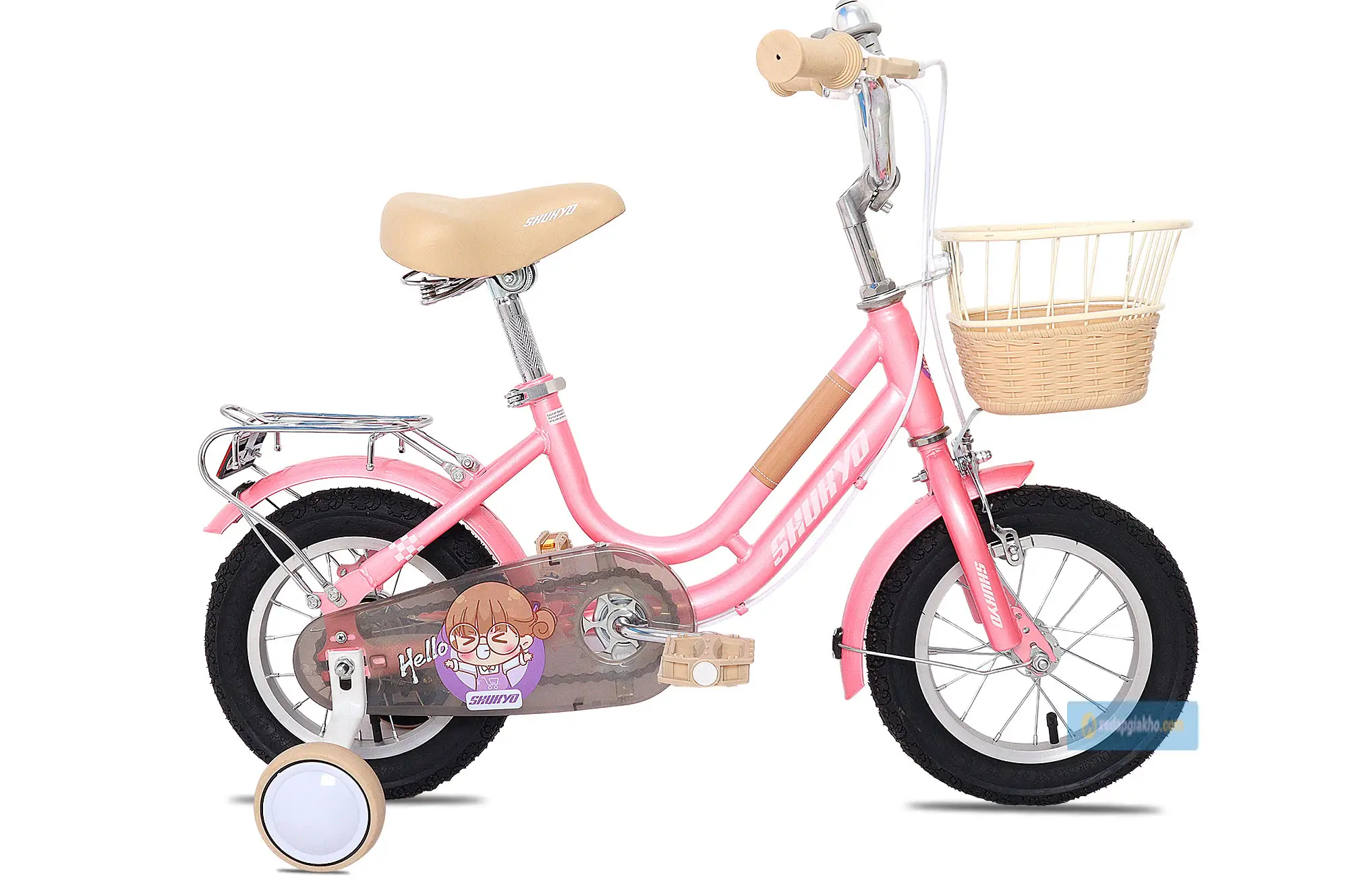 Xe Đạp Trẻ Em Bé Gái Shukyo S1 14 Inch