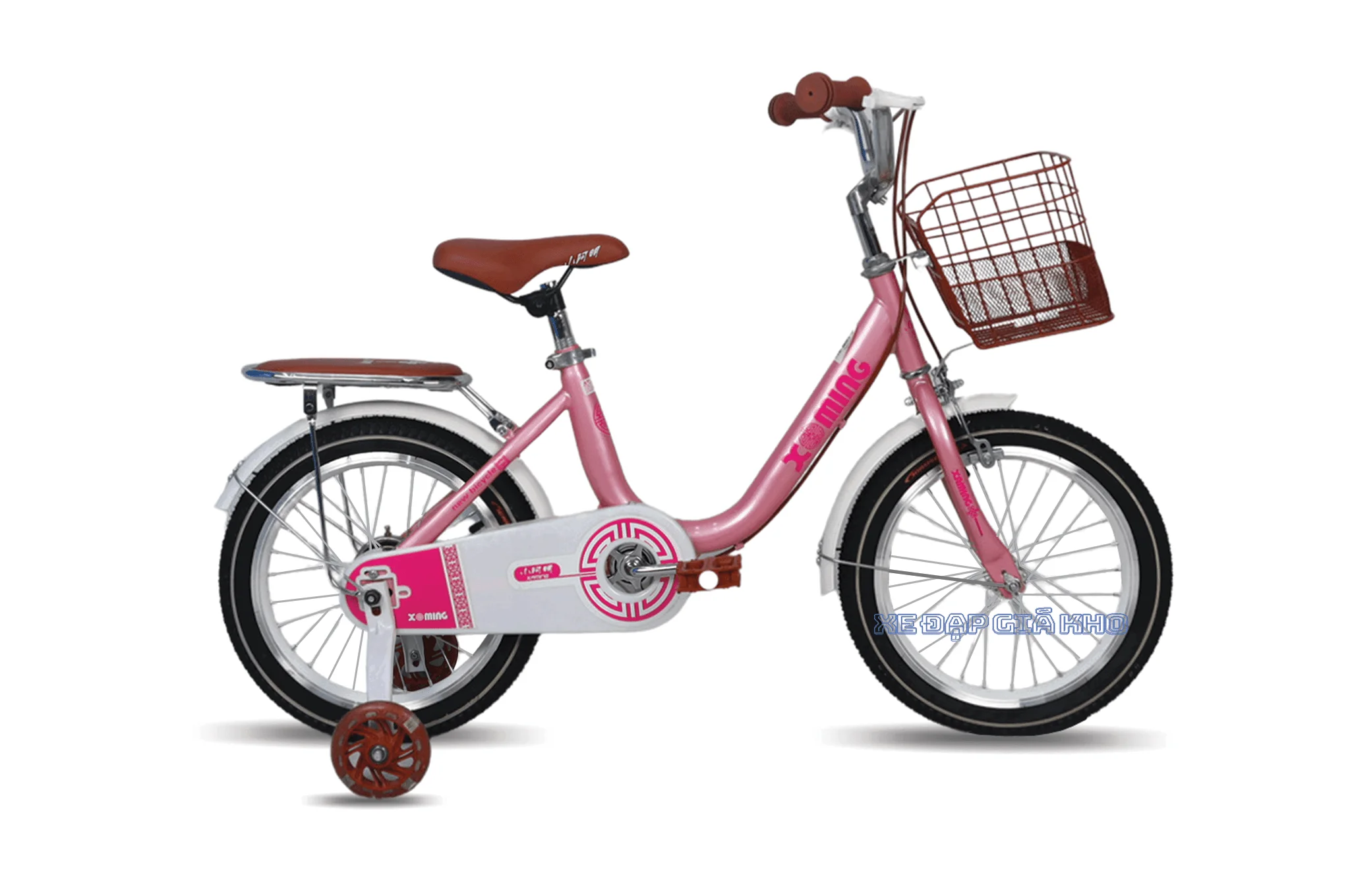 Xe Đạp Trẻ Em Bé Gái Xaming 1 Ống 16 inch