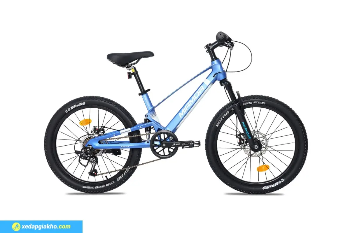 Xe Đạp Trẻ Em Bé Trai Miamor Satum 22 inch màu xanh đậm