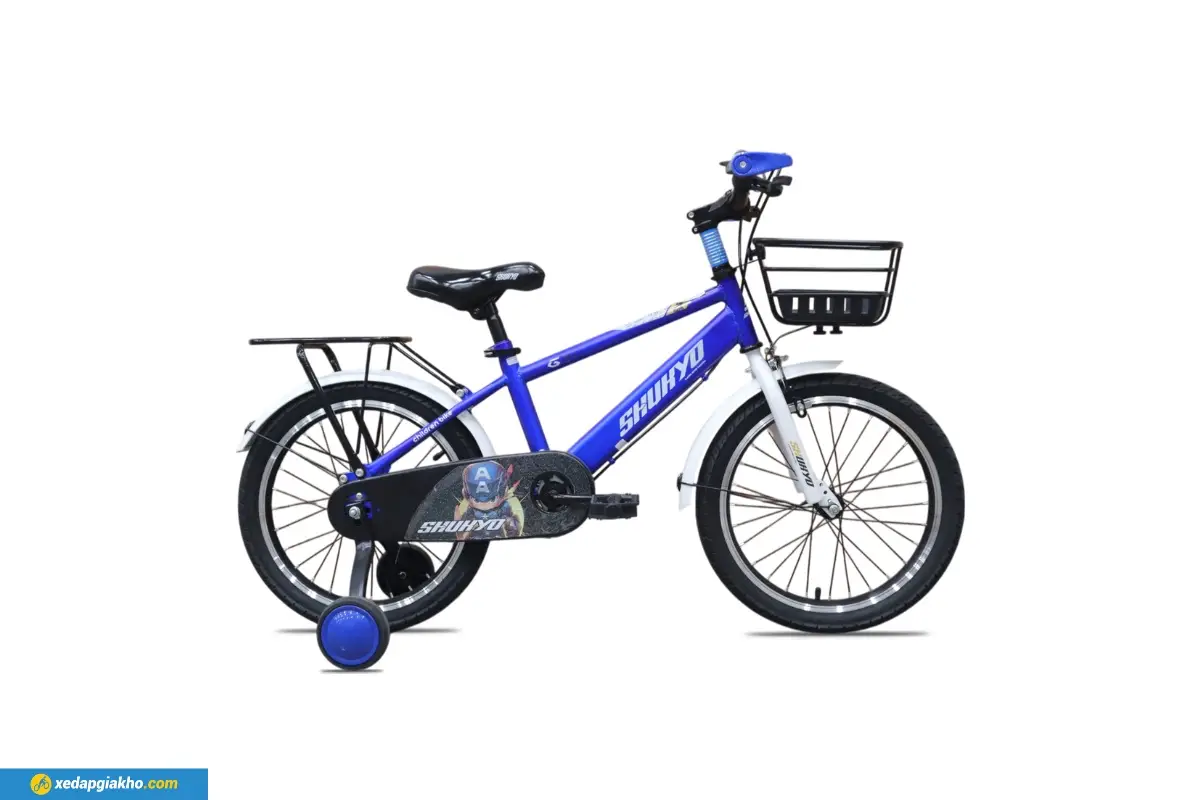 Xe Đạp Trẻ Em Bé Trai Shukyo K2 16 Inch - Xanh