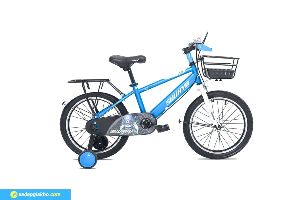Xe Đạp Trẻ Em Bé Trai Shukyo K2 20 Inch 4 Xe Đạp Trẻ Em Bé Trai Shukyo K2 20 Inch màu xanh