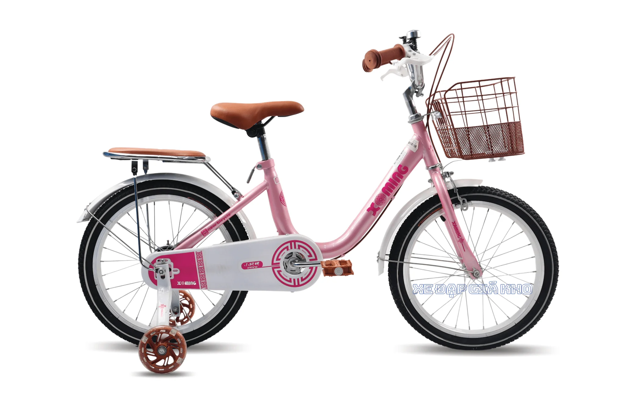 Xe Đạp Trẻ Em Nữ Xaming 1 Gióng 18 Inch