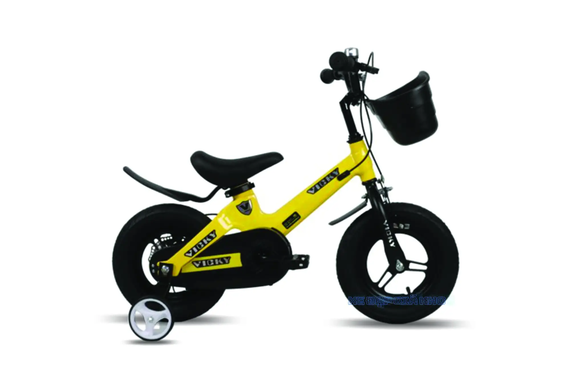 Xe Đạp Trẻ Em Vicky Khung Nhôm Bánh Mâm 12 Inch