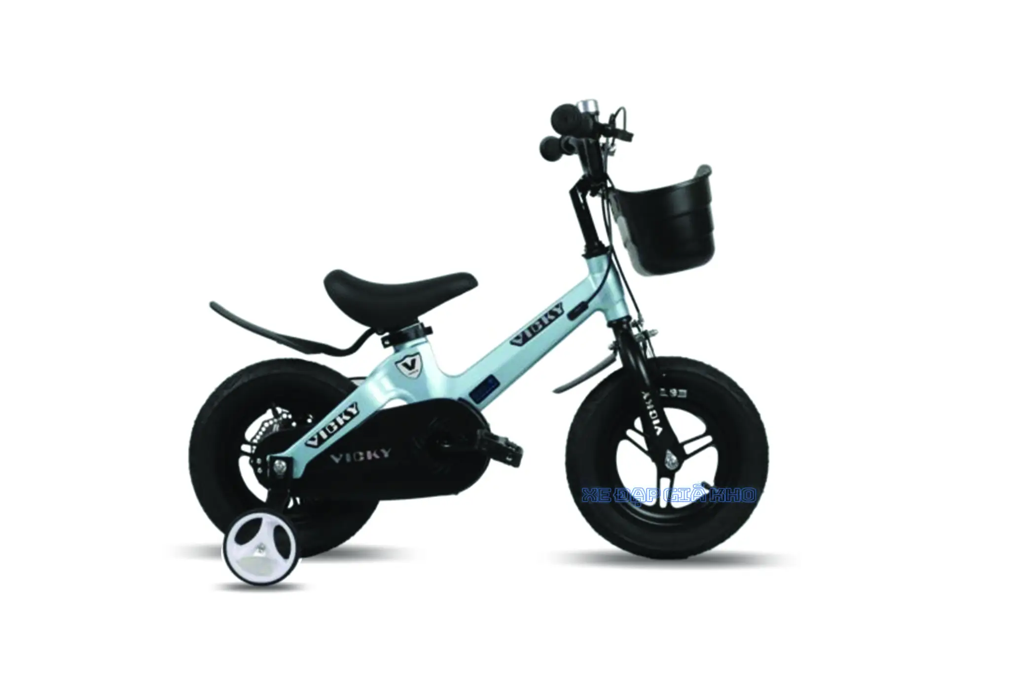 Xe Đạp Trẻ Em Vicky Khung Nhôm Bánh Mâm 12 Inch