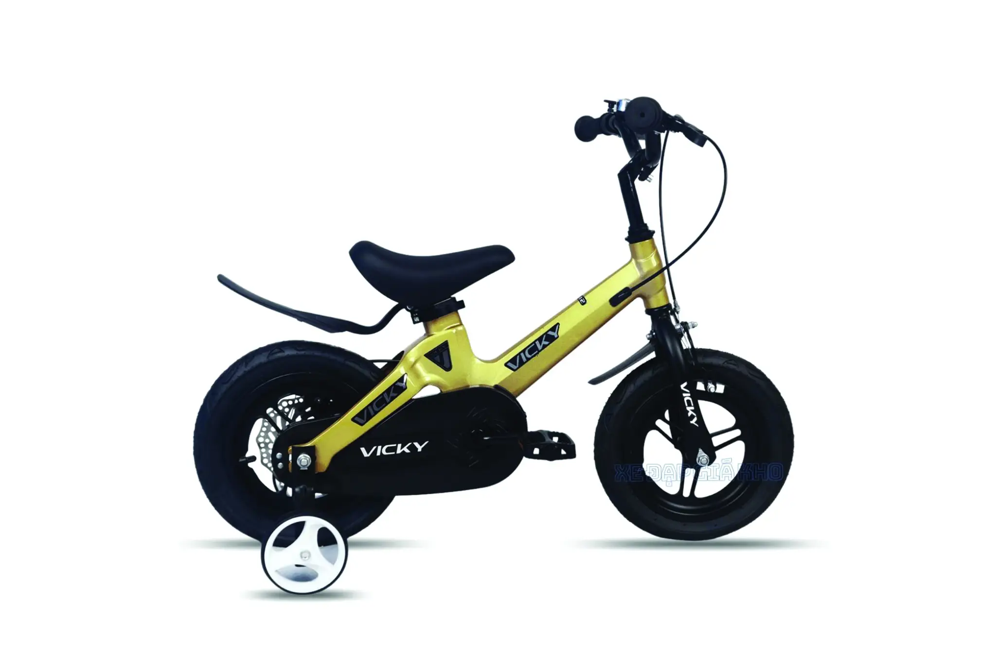 Xe Đạp Trẻ Em Vicky Khung Nhôm Bánh Mâm 12 Inch