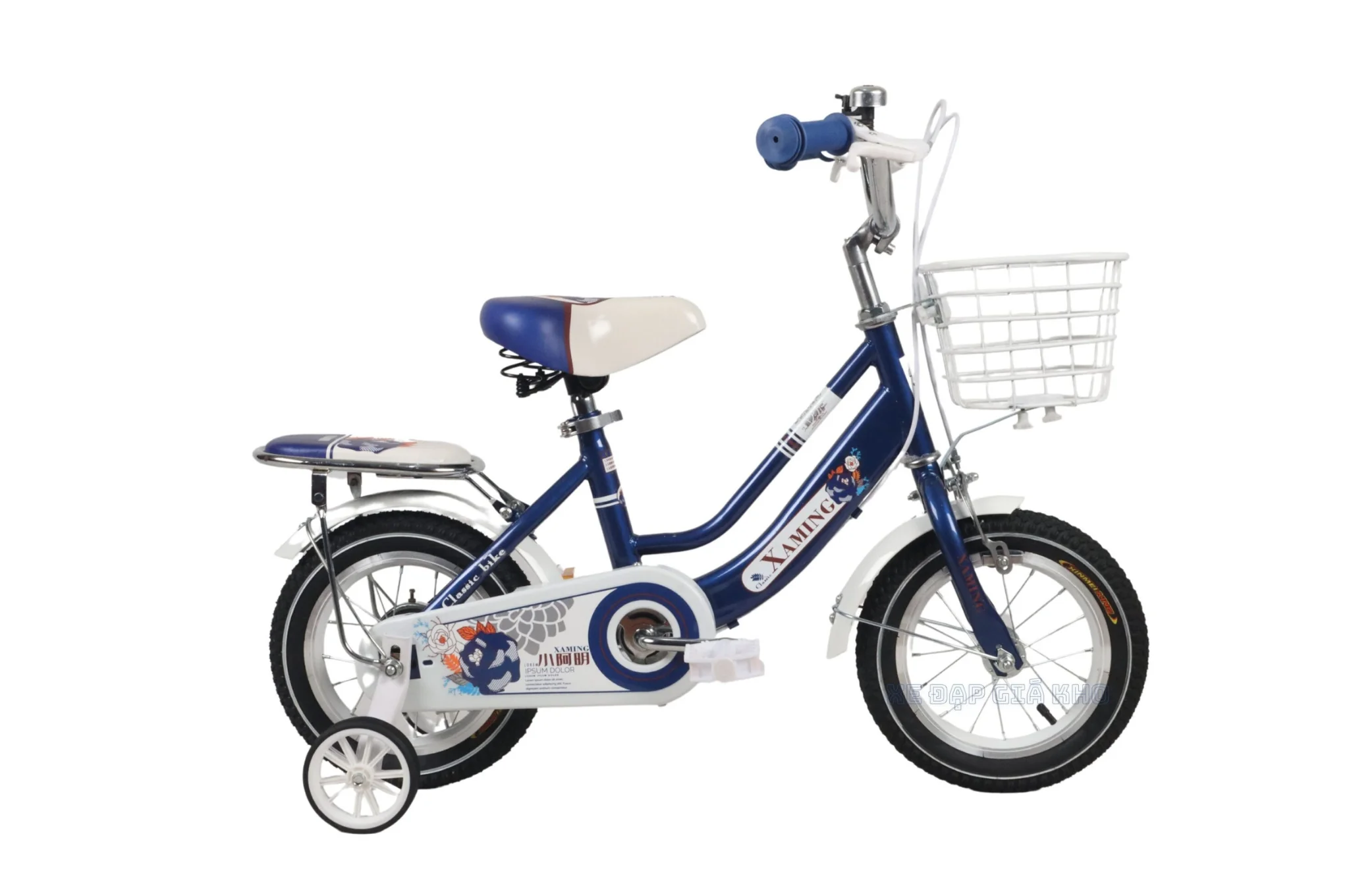 Xe Đạp Trẻ Em Xaming Nữ 2 Gióng 14 Inch