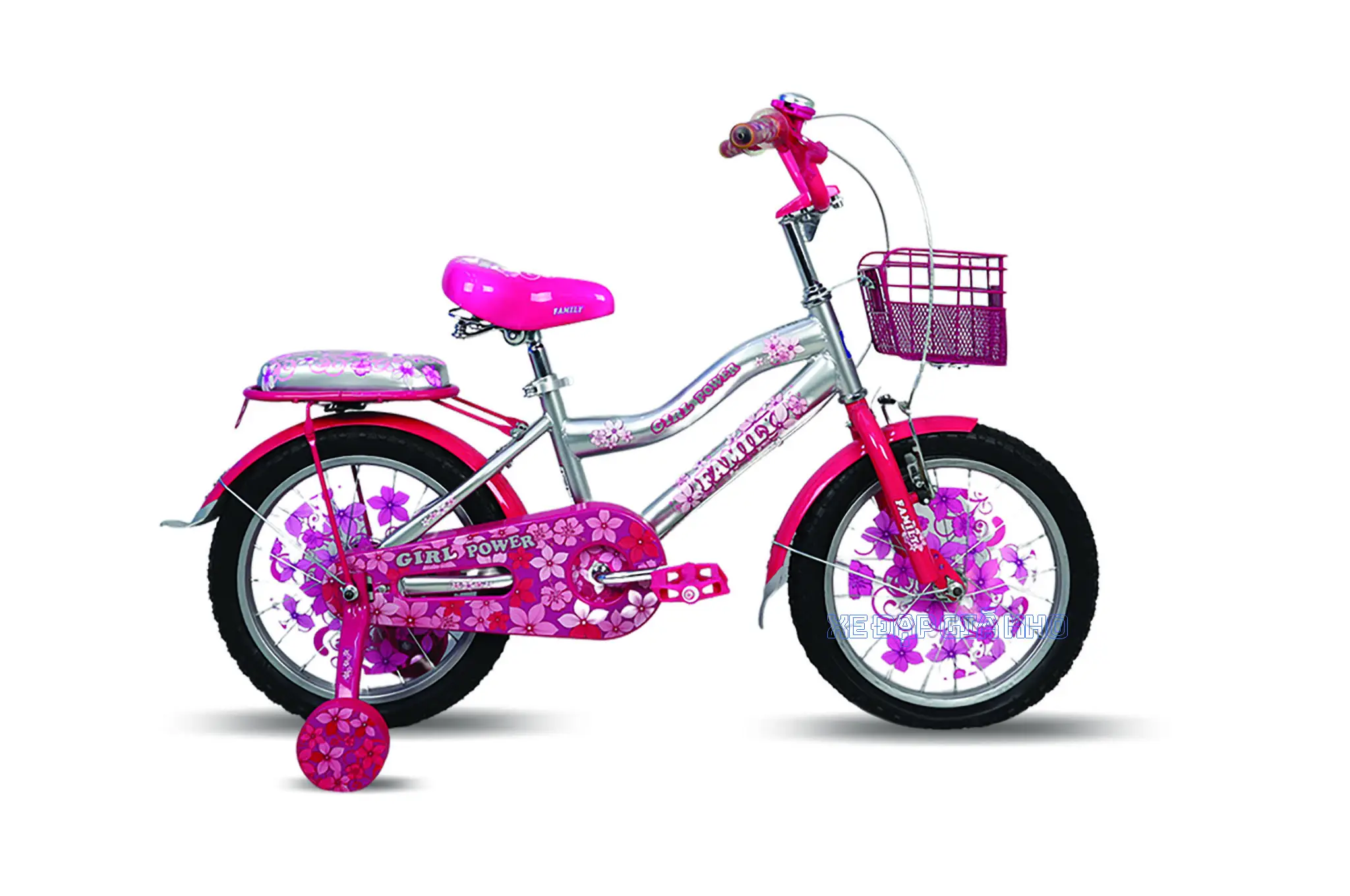 Xe Đạp Trẻ Em Bé Gái Girl Power Family 16 Inch