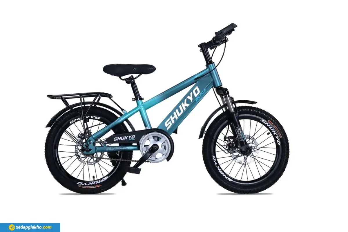Xe Đạp Trẻ Em Bé Trai Shukyo K40 20 Inch xanh lá