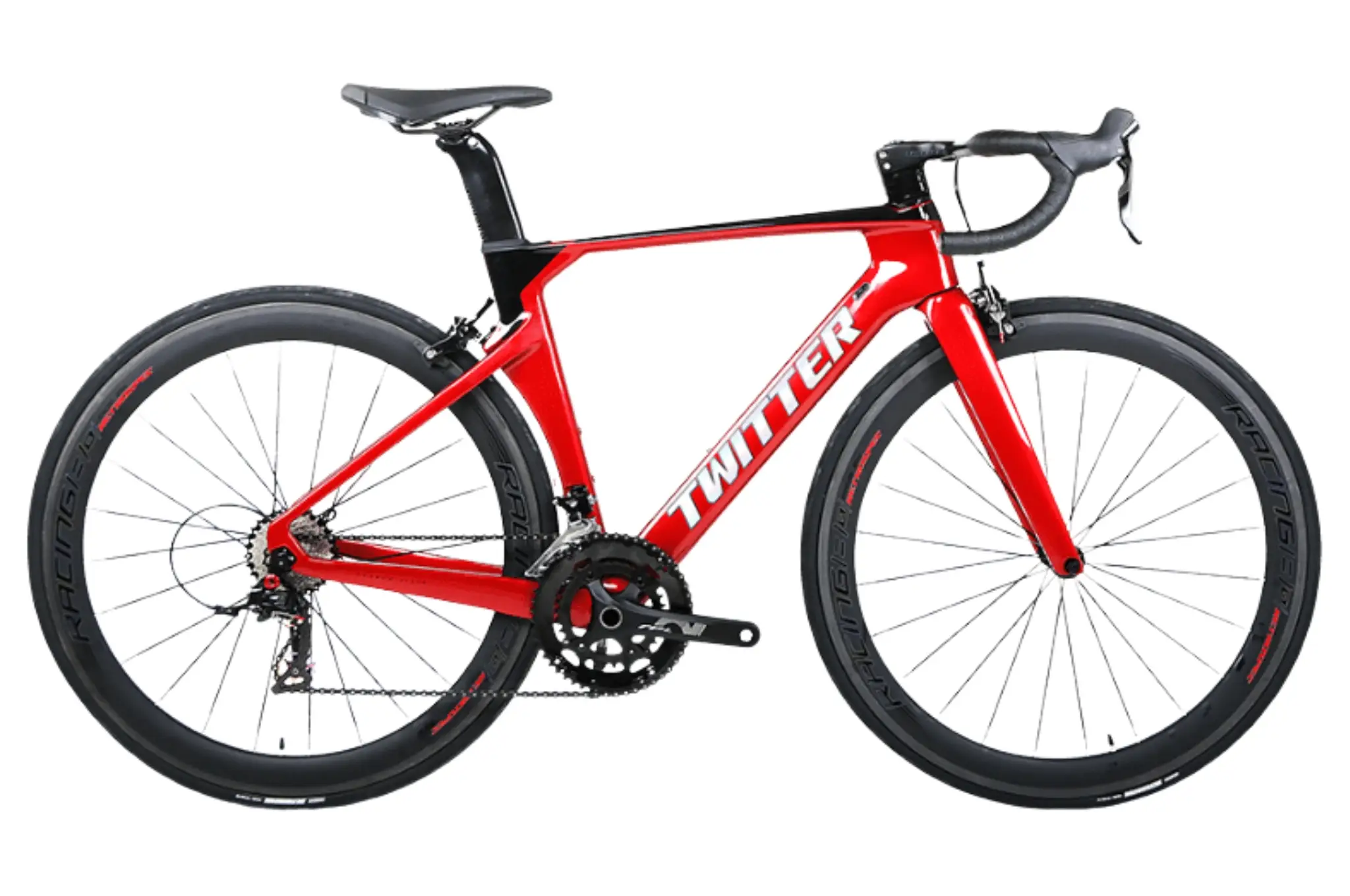 Xe Đạp Đua Twitter R5 R3000 - Khung Carbon | Tay Đề Lắc | Shimano Sora | Phanh Tektro