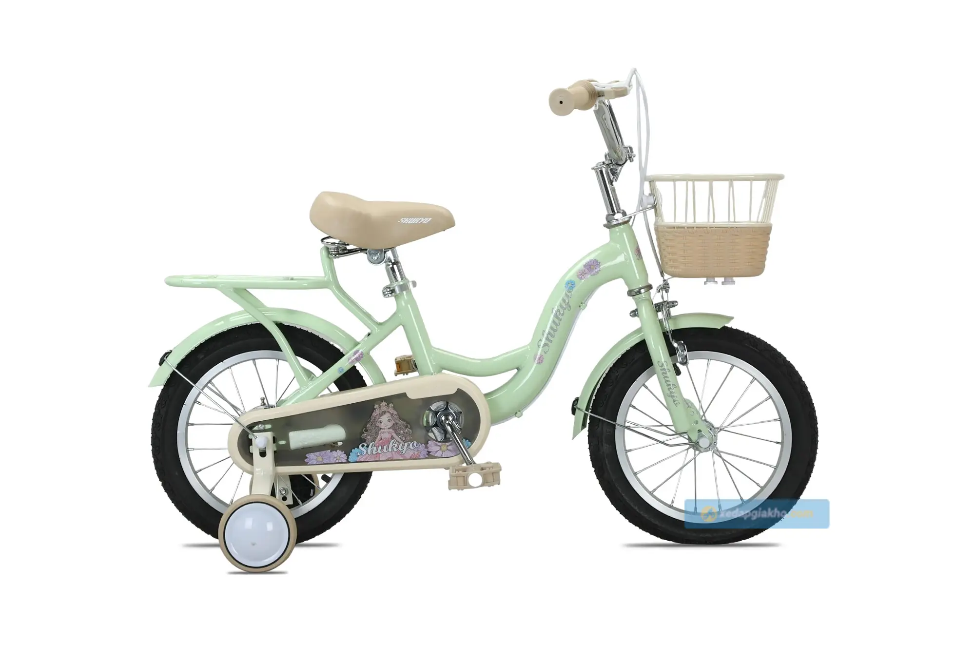 Xe Đạp Trẻ Em Bé Gái Shukyo S3 12 Inch
