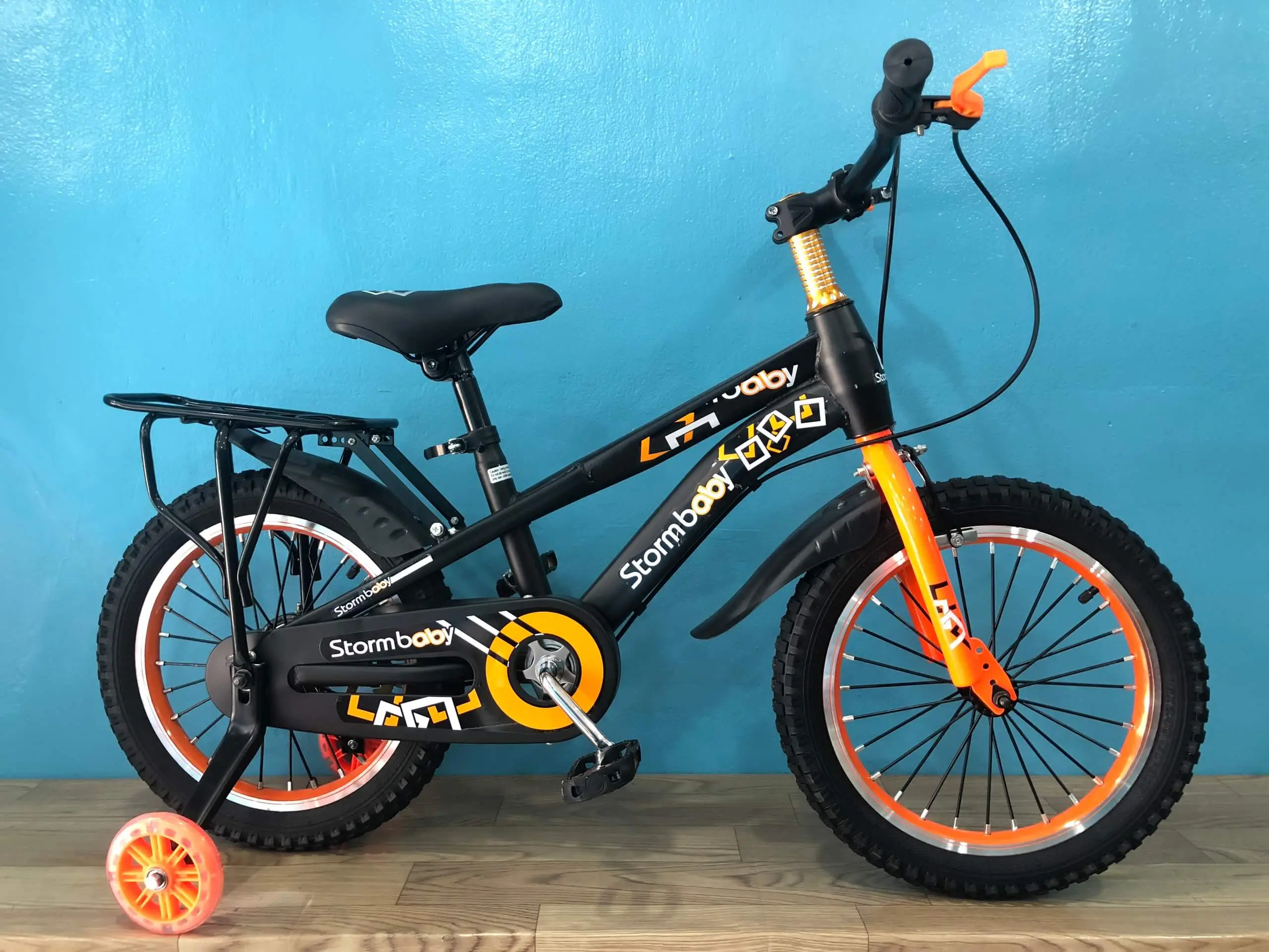 Xe Đạp Trẻ Em 16 Inch Stormbaby - Màu Cam