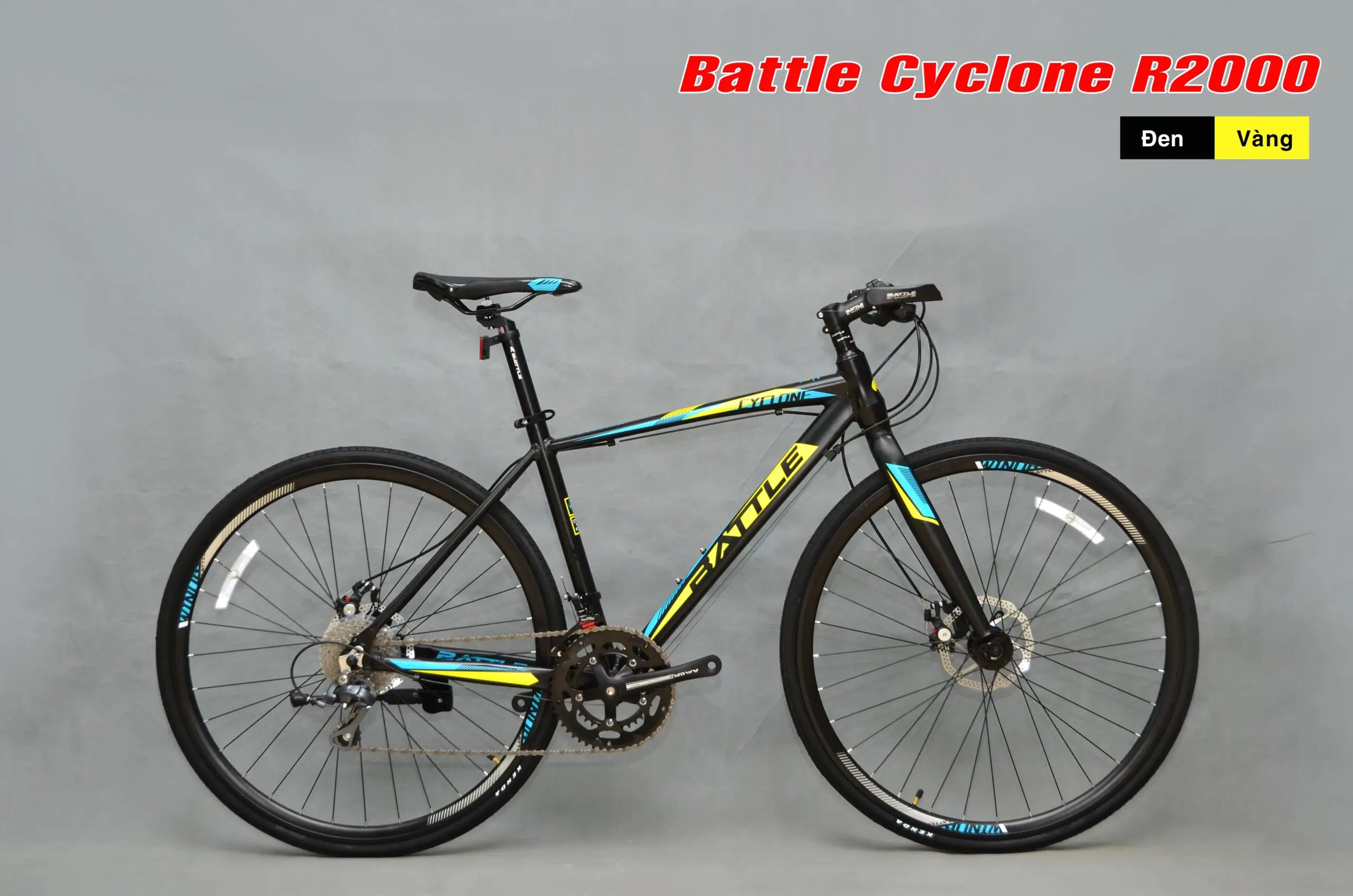 Xe Đạp Thể Thao 700c Touring Battle Cyclone R2000 Khung Nhôm