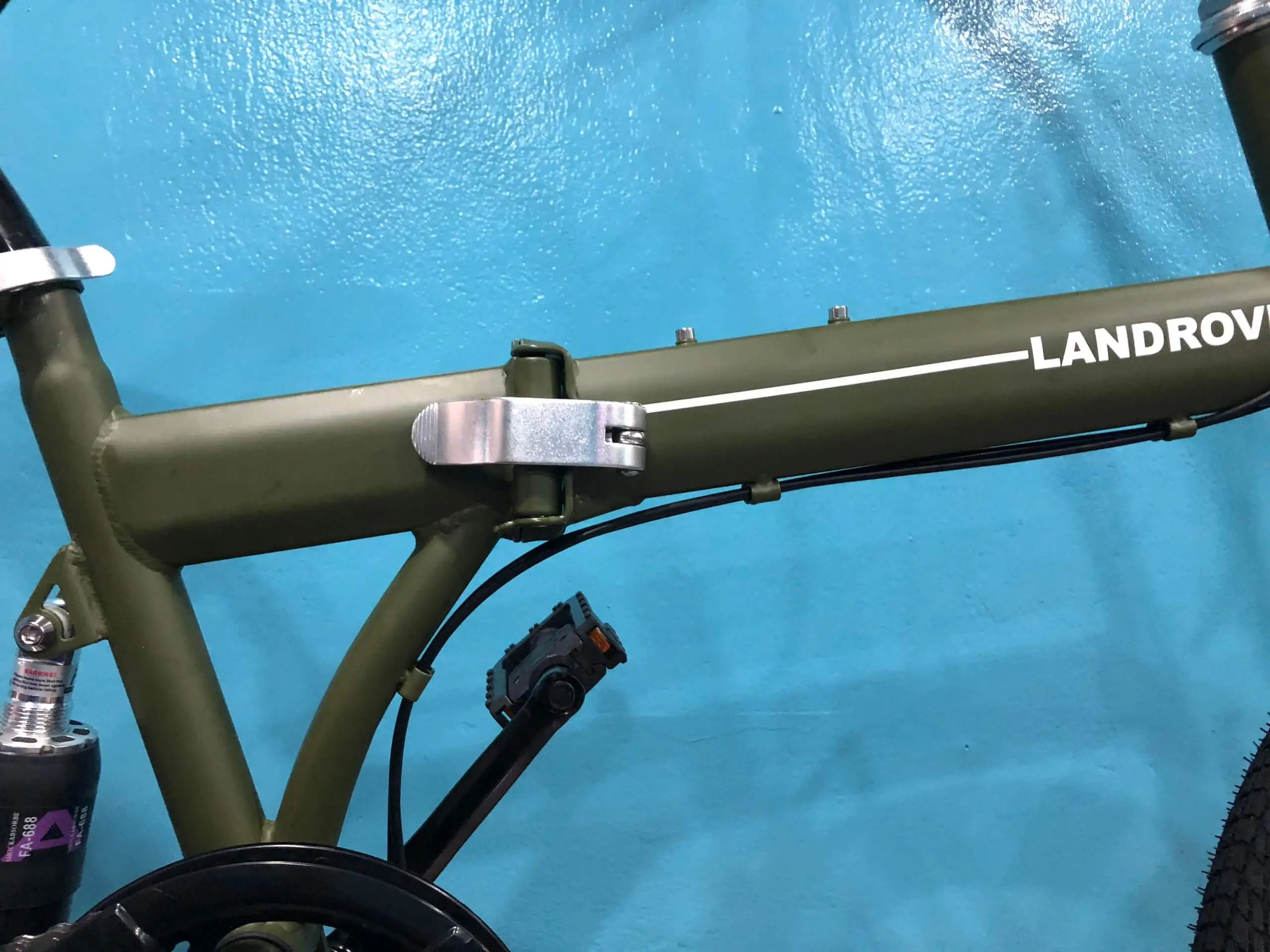 XE ĐẠP GẤP 20 INCH LANDROVER  - Màu Ghi