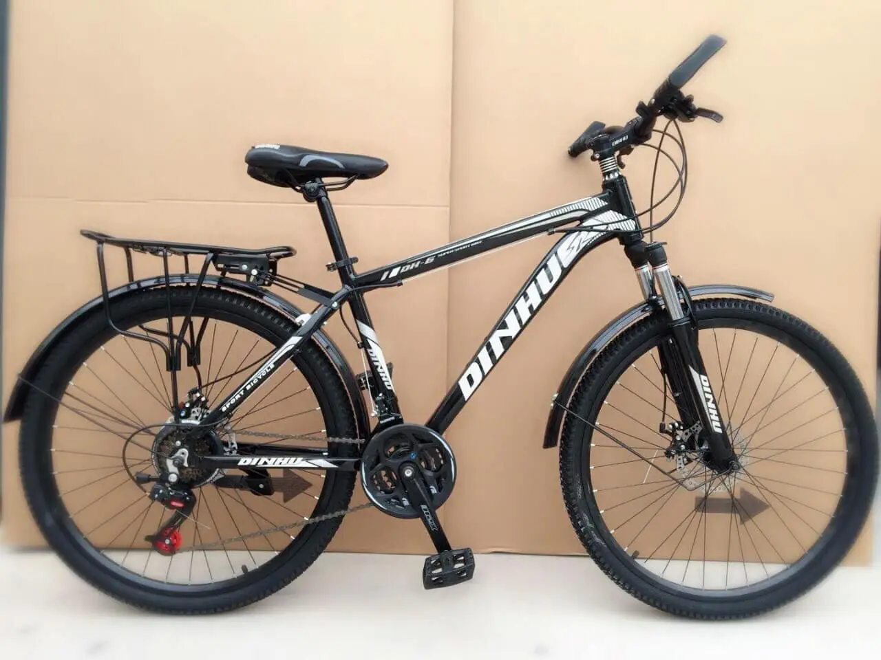 Xe Đạp Thể Thao 24 Inch DINHHU Sườn Nhôm Đề Đĩa - Màu Xanh Lá