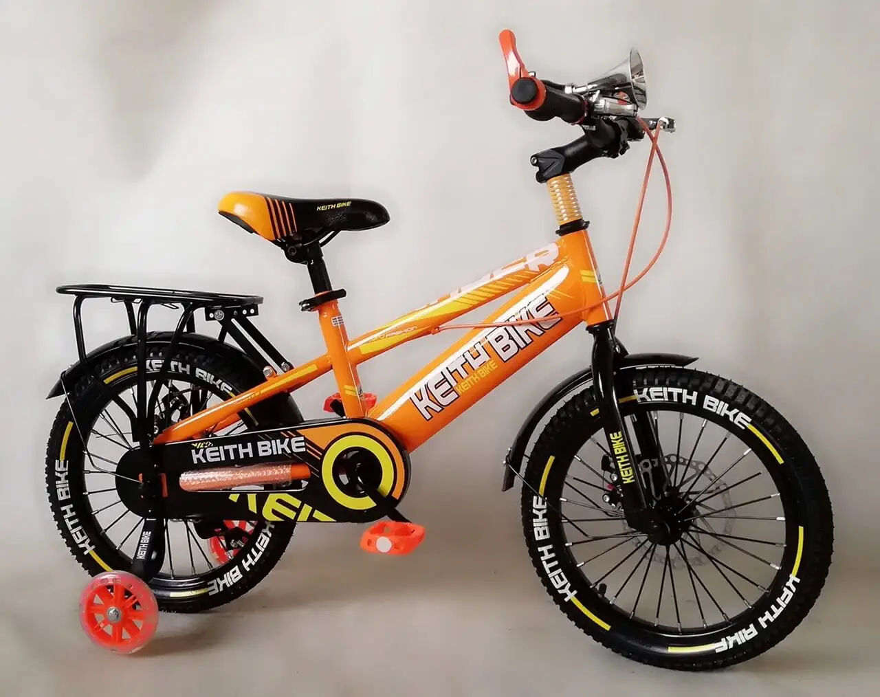 Xe Đạp Trẻ Em 16 Inch KEITH BIKE - Thắng Đĩa - Màu Đỏ