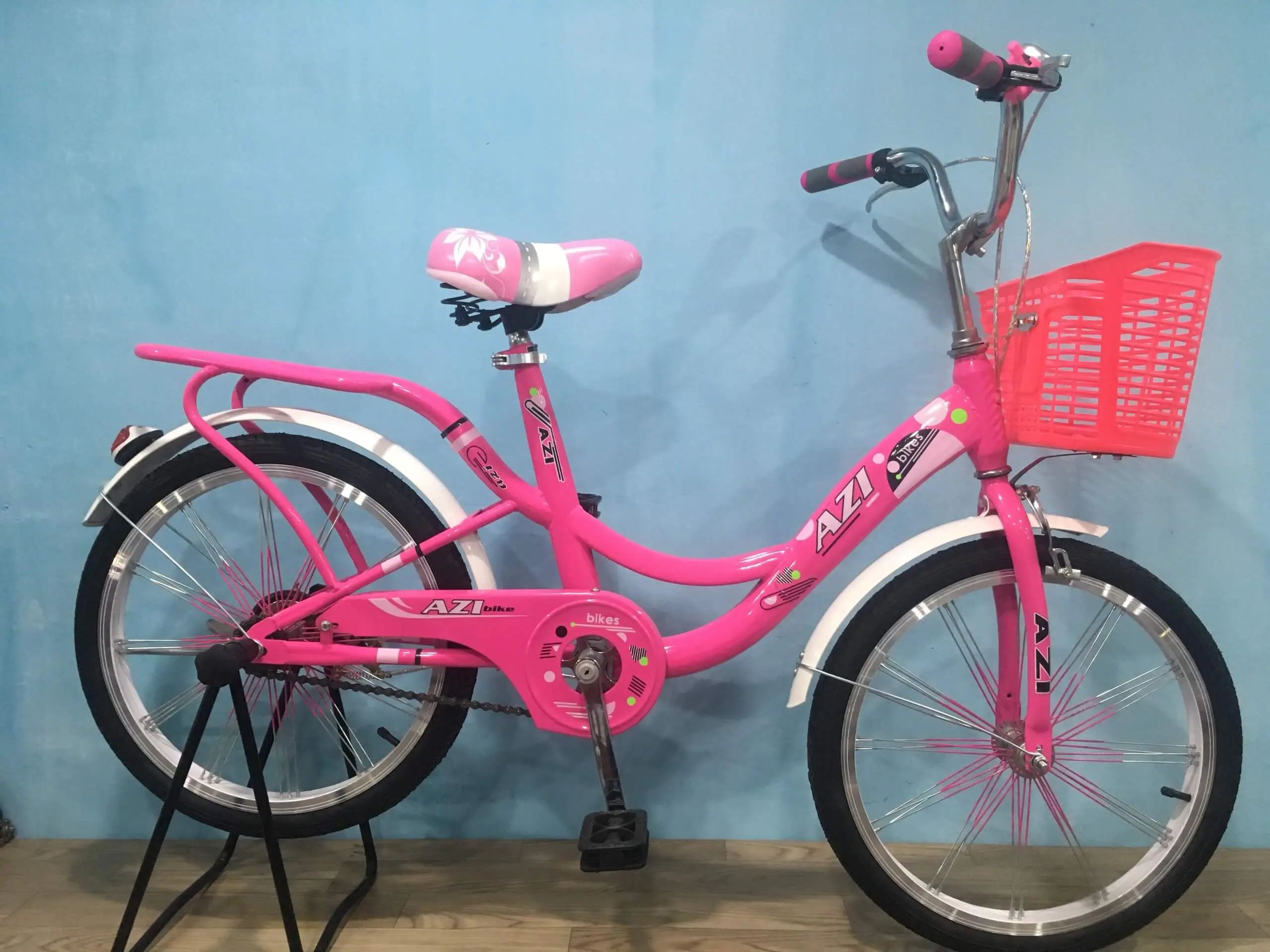 Xe Đạp Trẻ Em 20 Inch AZBIKE – Màu Hồng