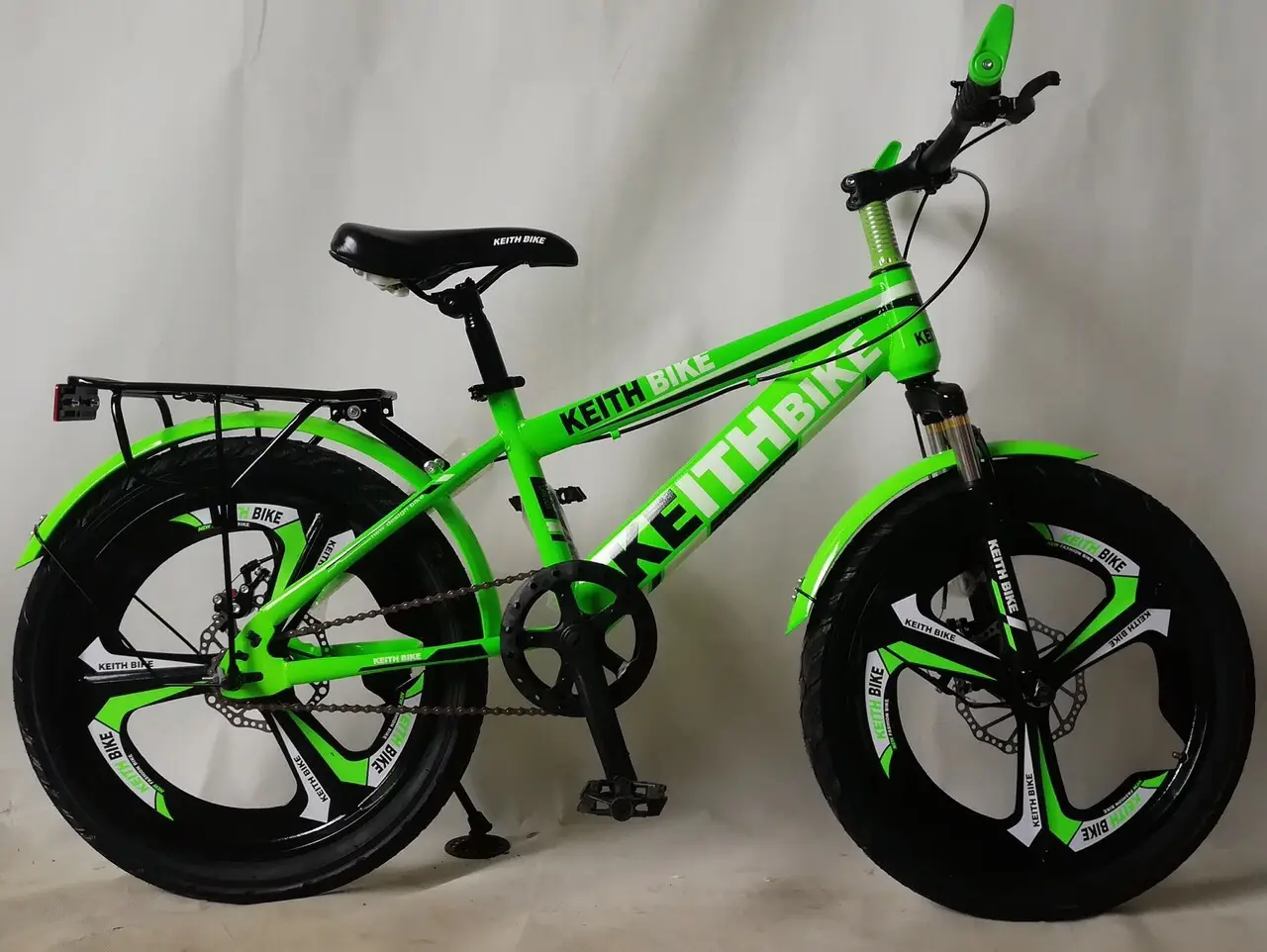 Xe Đạp Trẻ Em 20 Inch KEITH BIKE BÁNH MÂM - Màu Xanh Lá