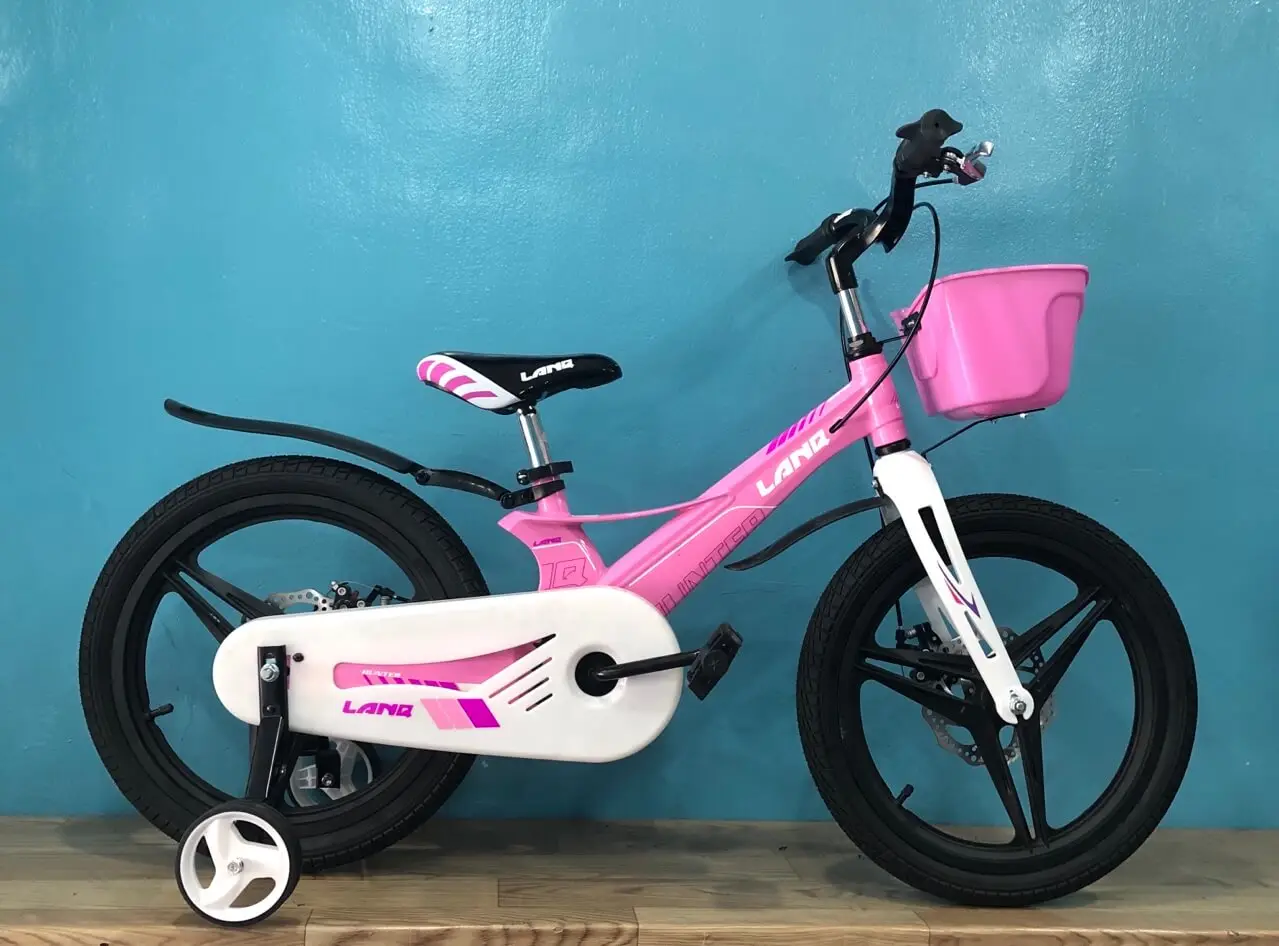 Xe Đạp Trẻ Em 18Inch LANQ HUNTER Bánh Mâm - Màu Hồng