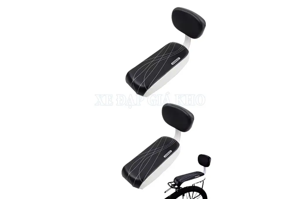 Đệm Ghế Sau Xe Đạp Có Tựa Lưng Chắc Chắn, Dễ Lắp