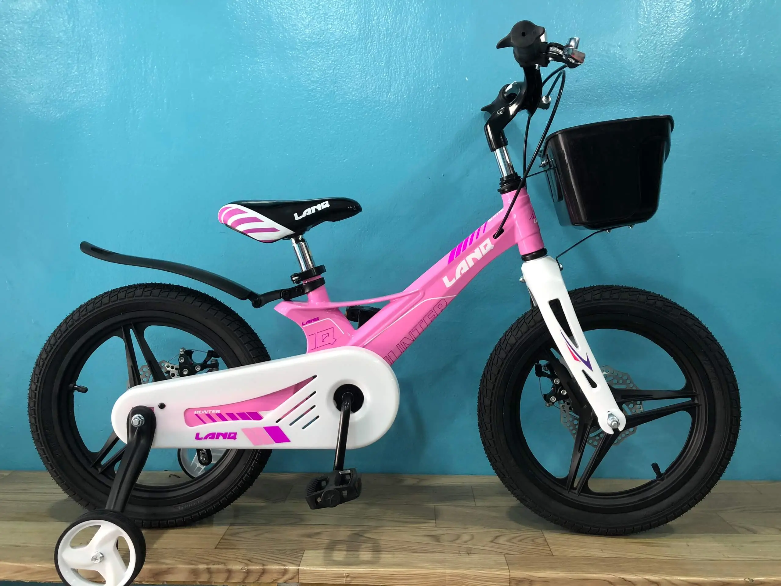 Xe Đạp Trẻ Em 16 Inch LANQ HUNTER Bánh Mâm - Màu Hồng 1 Xe Đạp Trẻ Em 16 Inch LANQ HUNTER Bánh Mâm - Màu Hồng