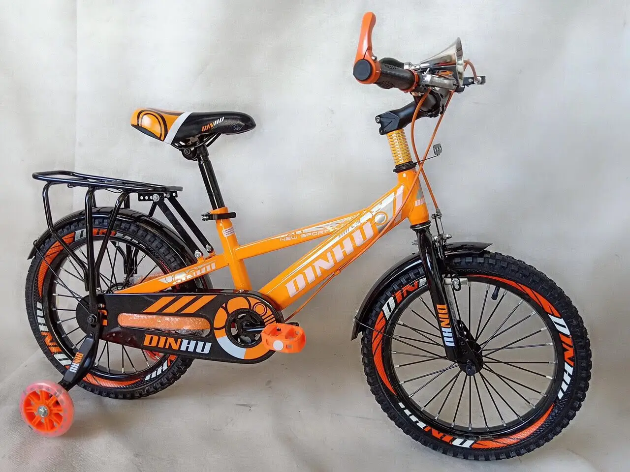 Xe Đạp Trẻ Em 16 Inch DINHU Lốp Cao Cấp - Đỏ