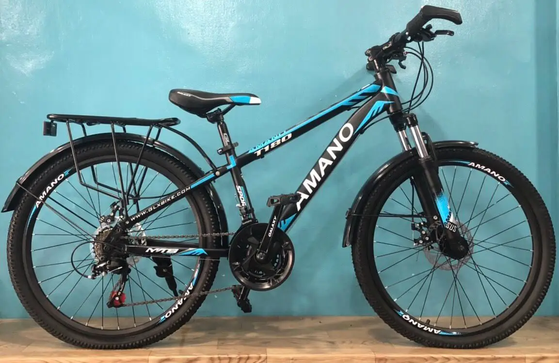 Xe Đạp Thể Thao 26 Inch Galaxy AMANO T180 - Màu Đen Vàng