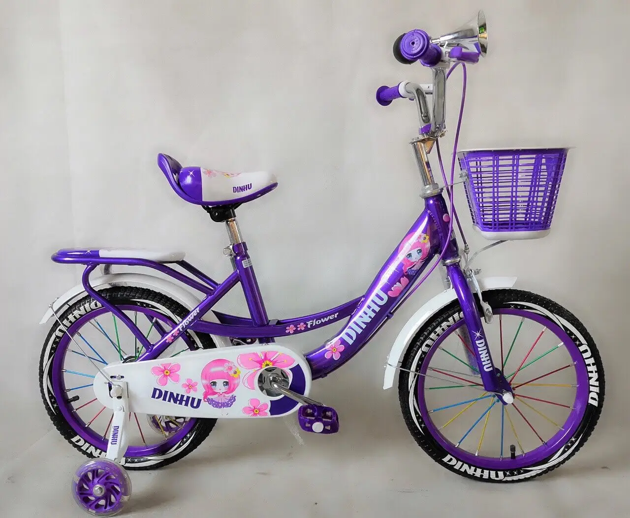 Xe Đạp Trẻ Em 16Inch DINHU - Hồng