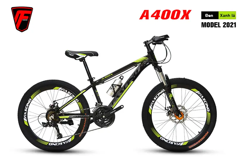 Xe Đạp Thể Thao 24 Inch Fascino A400X - Màu Xanh Lá 1 Xe Đạp Thể Thao 24 Inch Fascino A400X - Màu Xanh Lá