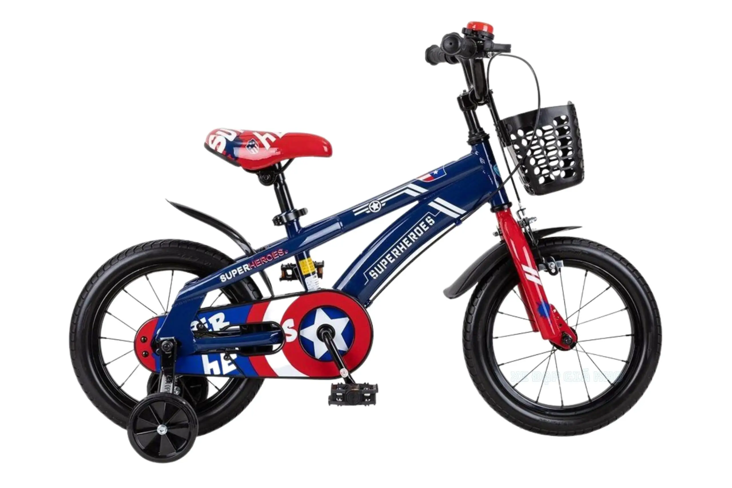 Xe Đạp Trẻ Em Bé Trai 18 Inch Topright Super Hero
