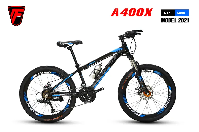 Xe Đạp Thể Thao 24 Inch Fascino A400X - Màu Xanh Dương