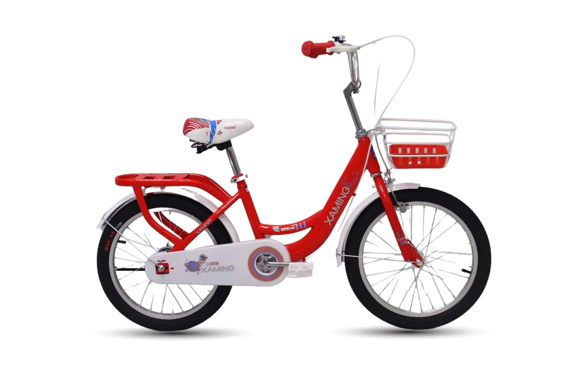 Xe Đạp Cho Bé Gái 18 Inch Xaming Baga Liền Sườn