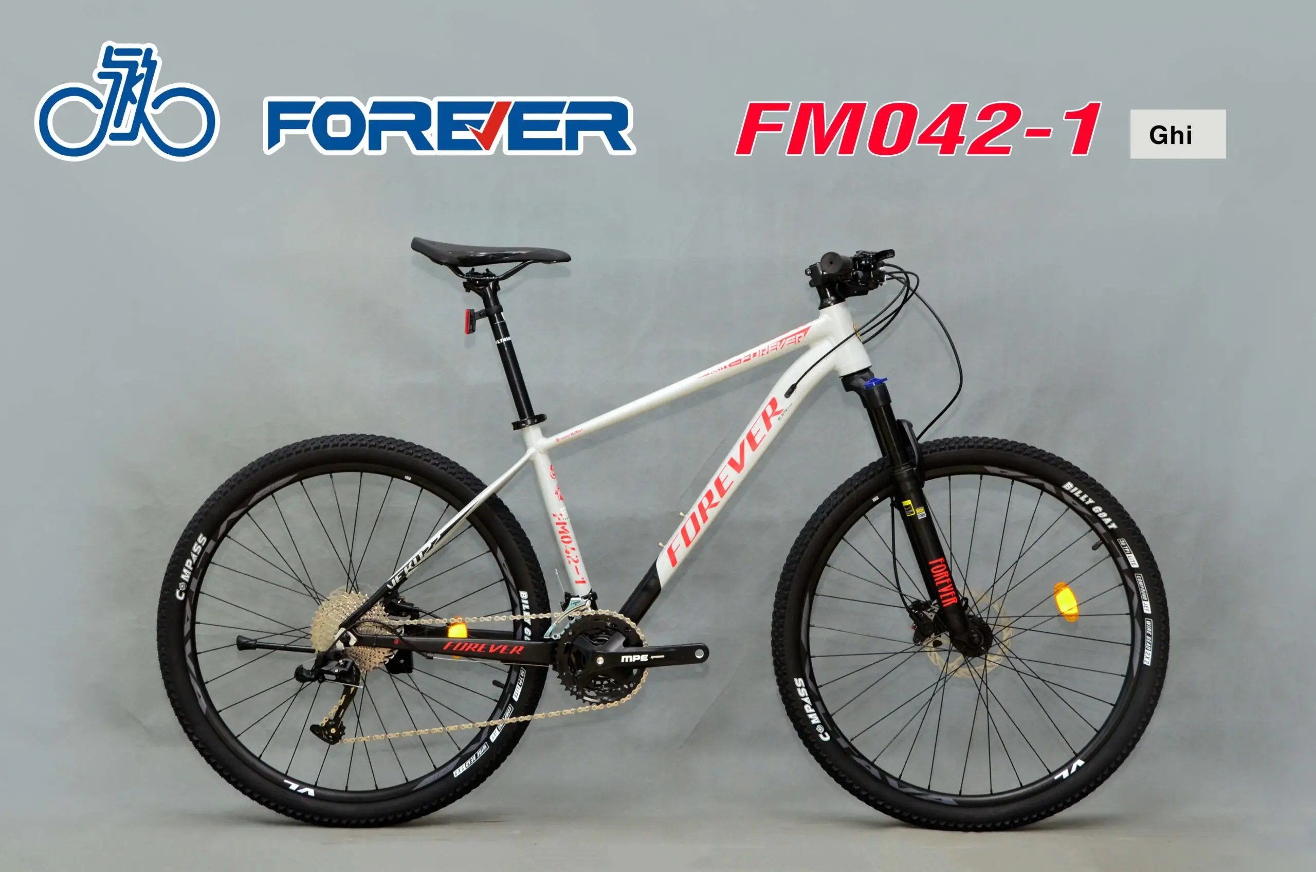 Xe đạp địa hình 27.5 Inch Khung Nhôm FOREVER FM042 3 Xe đạp địa hình 27.5 Inch Khung Nhôm FOREVER FM042