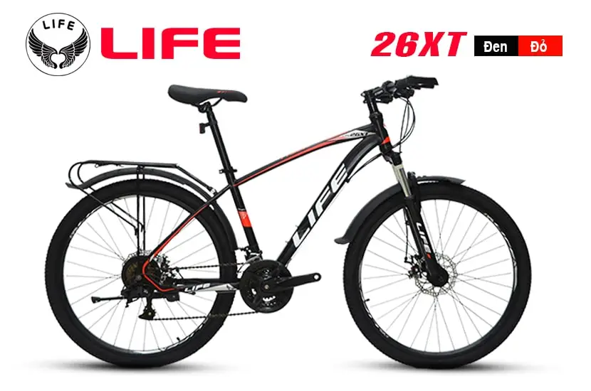 Xe Đạp Thể Thao 26 Inch LIFE 26X - Đỏ