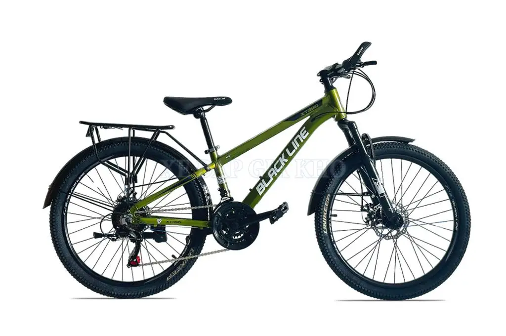 Xe Đạp Địa Hình MTB Black Line XT350 26 Inch - Khung Nhôm | Shimano | Phanh Đĩa Giá Rẻ | Khuyến mãi Hot