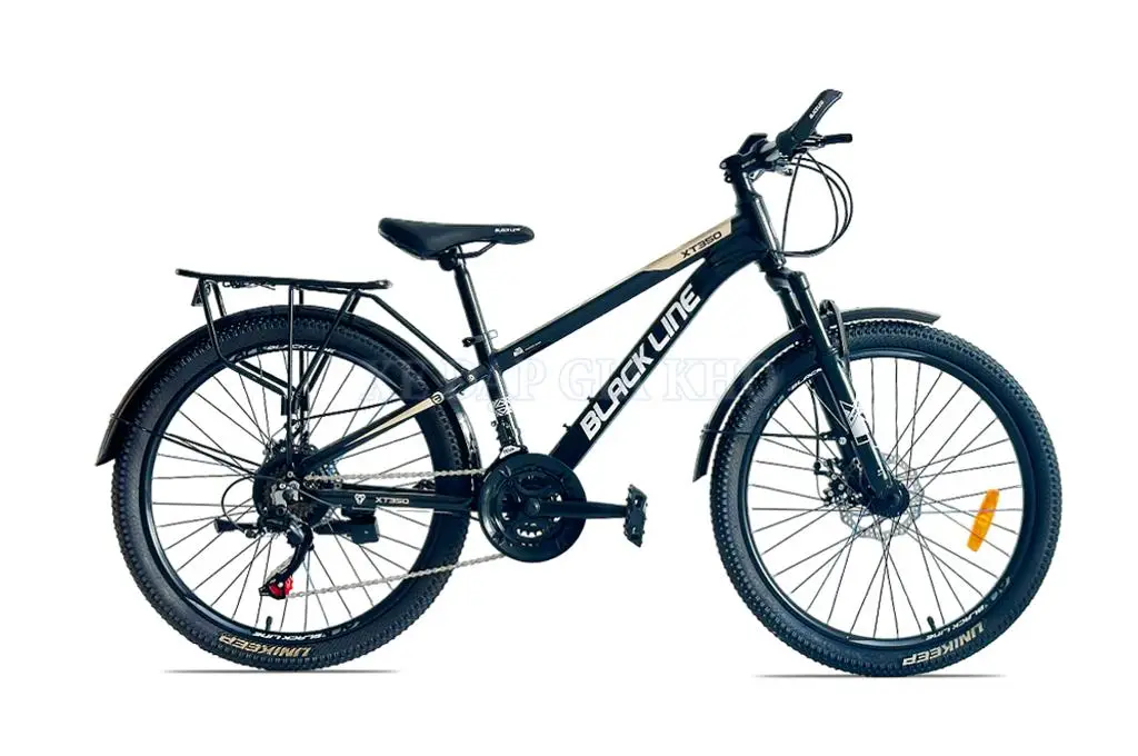 Xe Đạp Địa Hình MTB Black Line XT350 26 Inch - Khung Nhôm | Shimano | Phanh Đĩa Giá Rẻ | Khuyến mãi Hot