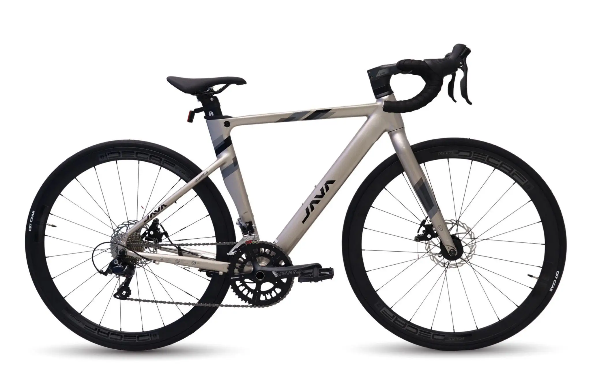 Xe Đạp Đua Java Auriga - Khung Nhôm, Tay Đề Lắc