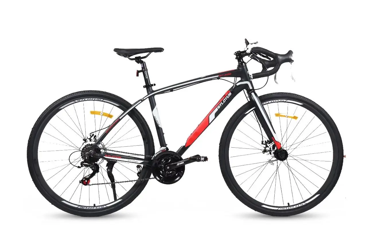 Xe Đạp Đua Stlotus ST400 - Khung Nhôm | Phanh Đĩa Cơ | Shimano 1 Xe Đạp Đua Stlotus ST400 - Khung Nhôm | Phanh Đĩa Cơ | Shimano