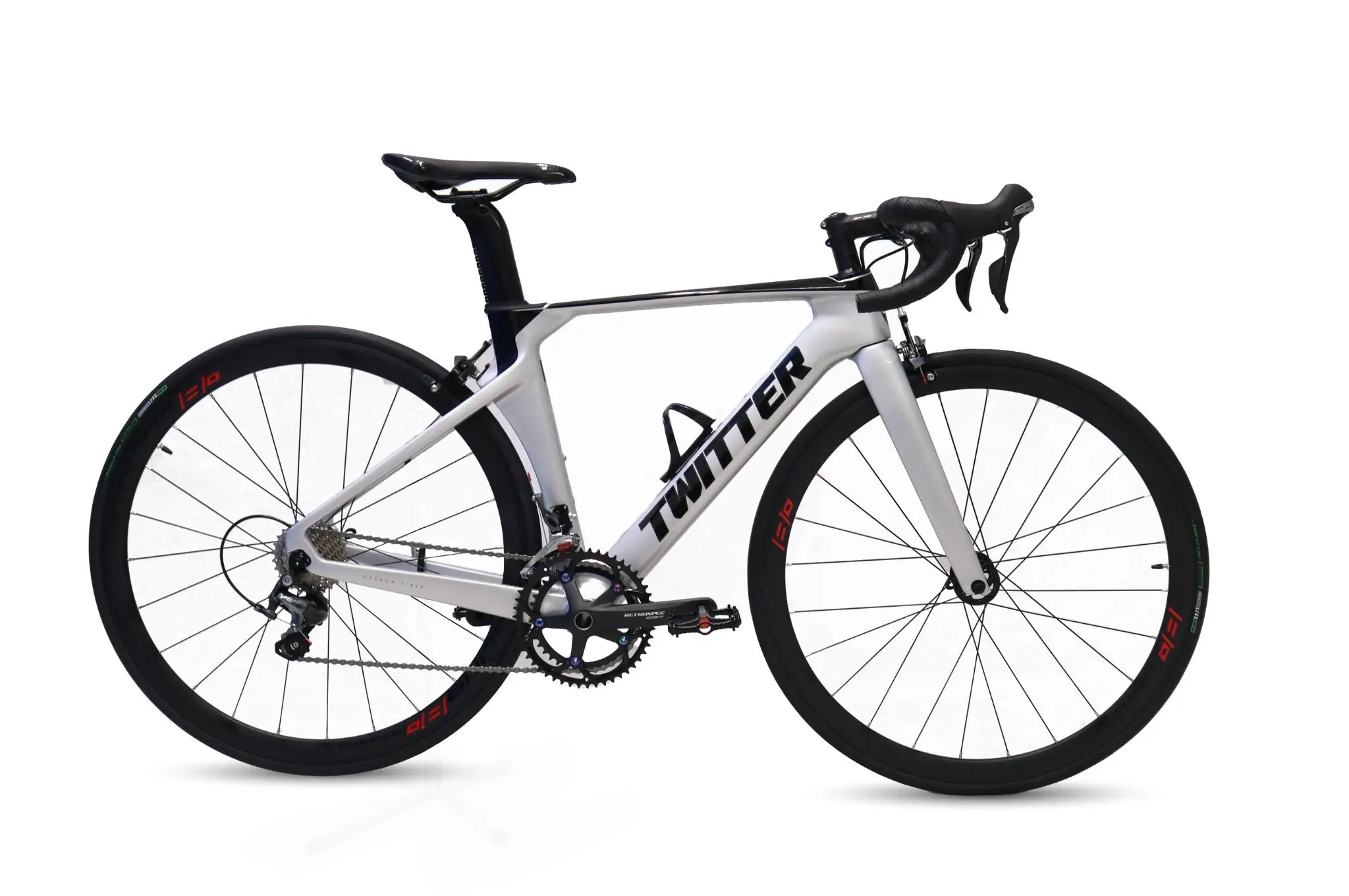 Xe Đạp Đua Twitter R5 Tiagra 4700 - Carbon, Tay Đề Lắc