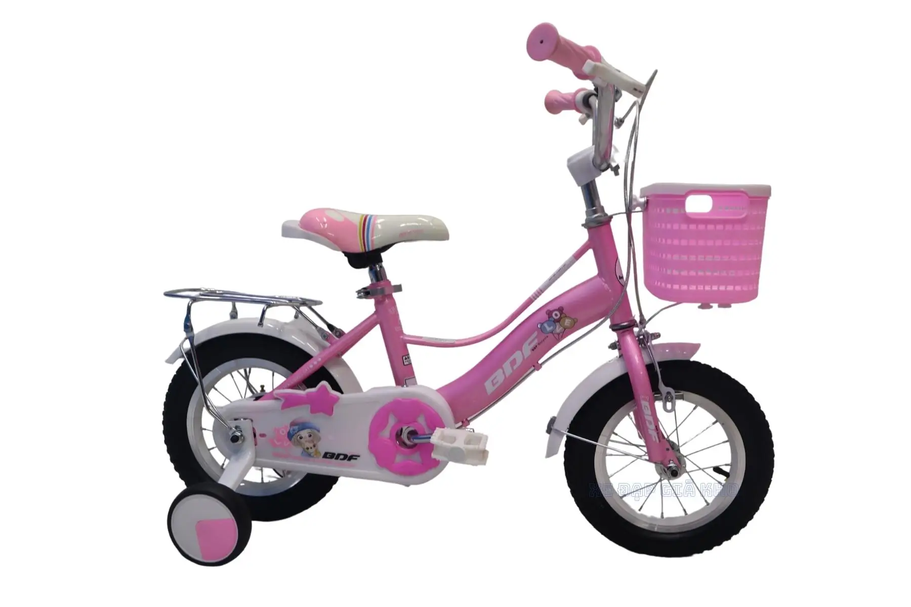 Xe Đạp Cho Bé Gái 18 Inch Beiduofu BDF Moon 04