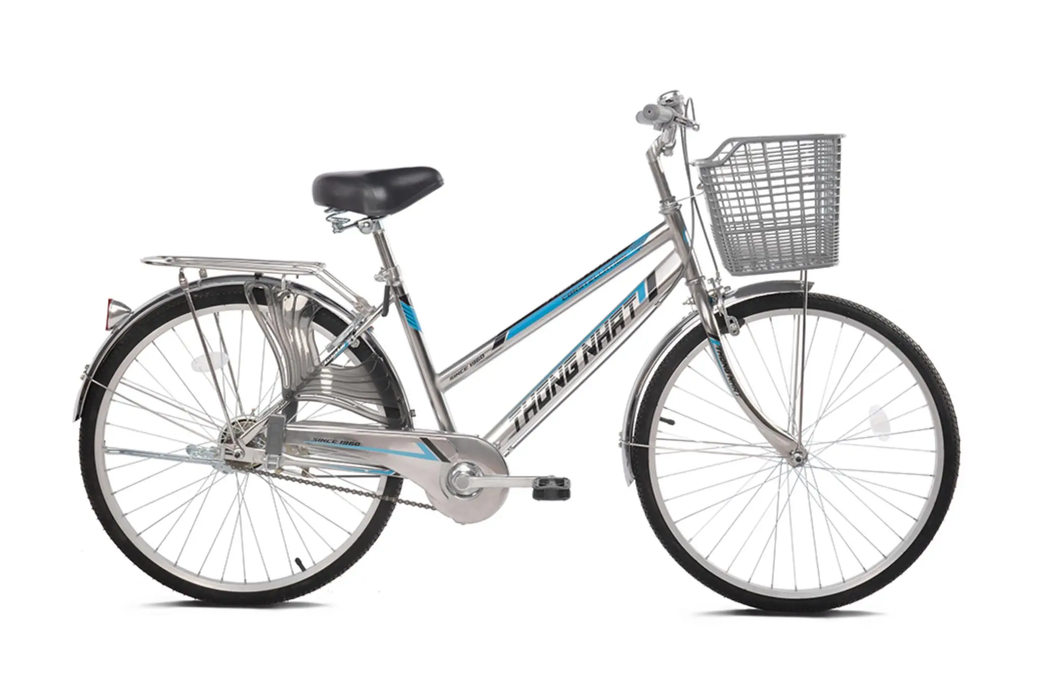 Xe Đạp Nữ Inox Thống Nhất GN 05-26 27 Inch