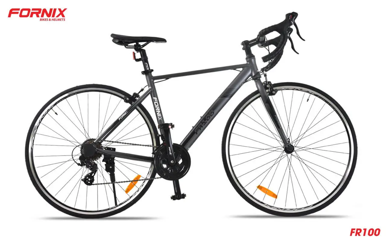 XE ĐẠP ĐUA THỂ THAO FORNIX FR100 - Màu Xám Đen
