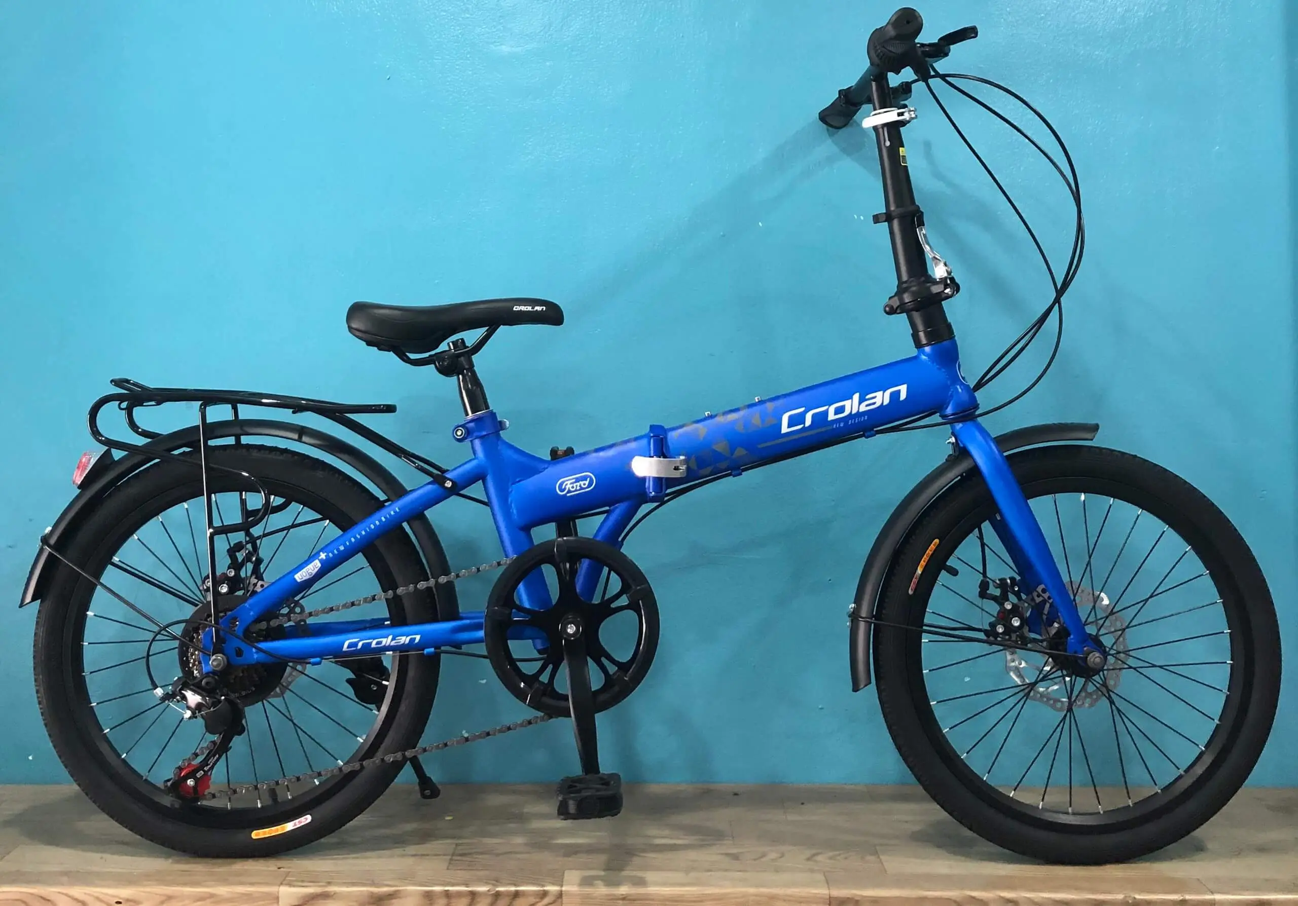 Xe Đạp Gấp 20 Inch Crolan Khung Thép