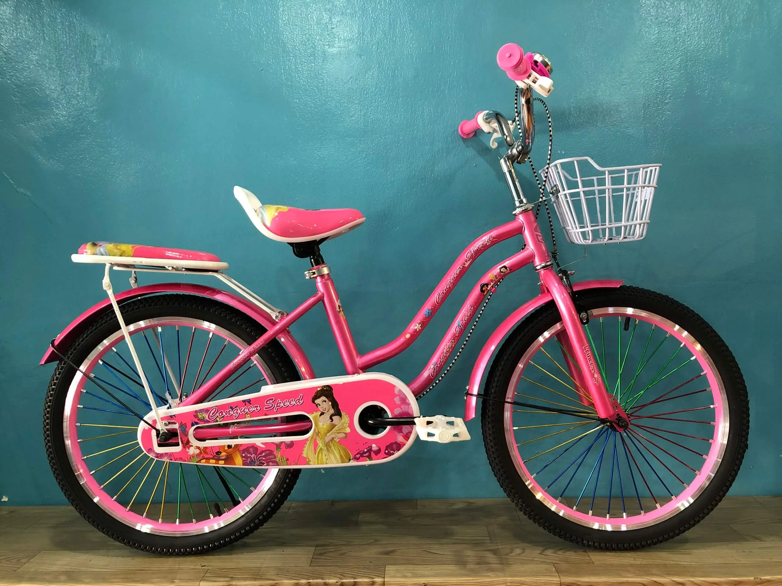 Xe Đạp 20 Inch Nữ Conquer Speed Sườn 2 Ống - Màu Hồng 1 Xe Đạp 20 Inch Nữ Conquer Speed Sườn 2 Ống - Màu Hồng