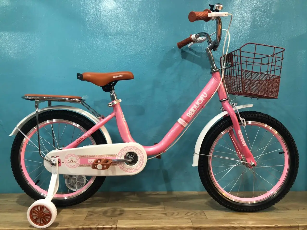 Xe Đạp Trẻ Em 18Inch Beiduofu B105 - Màu Hồng