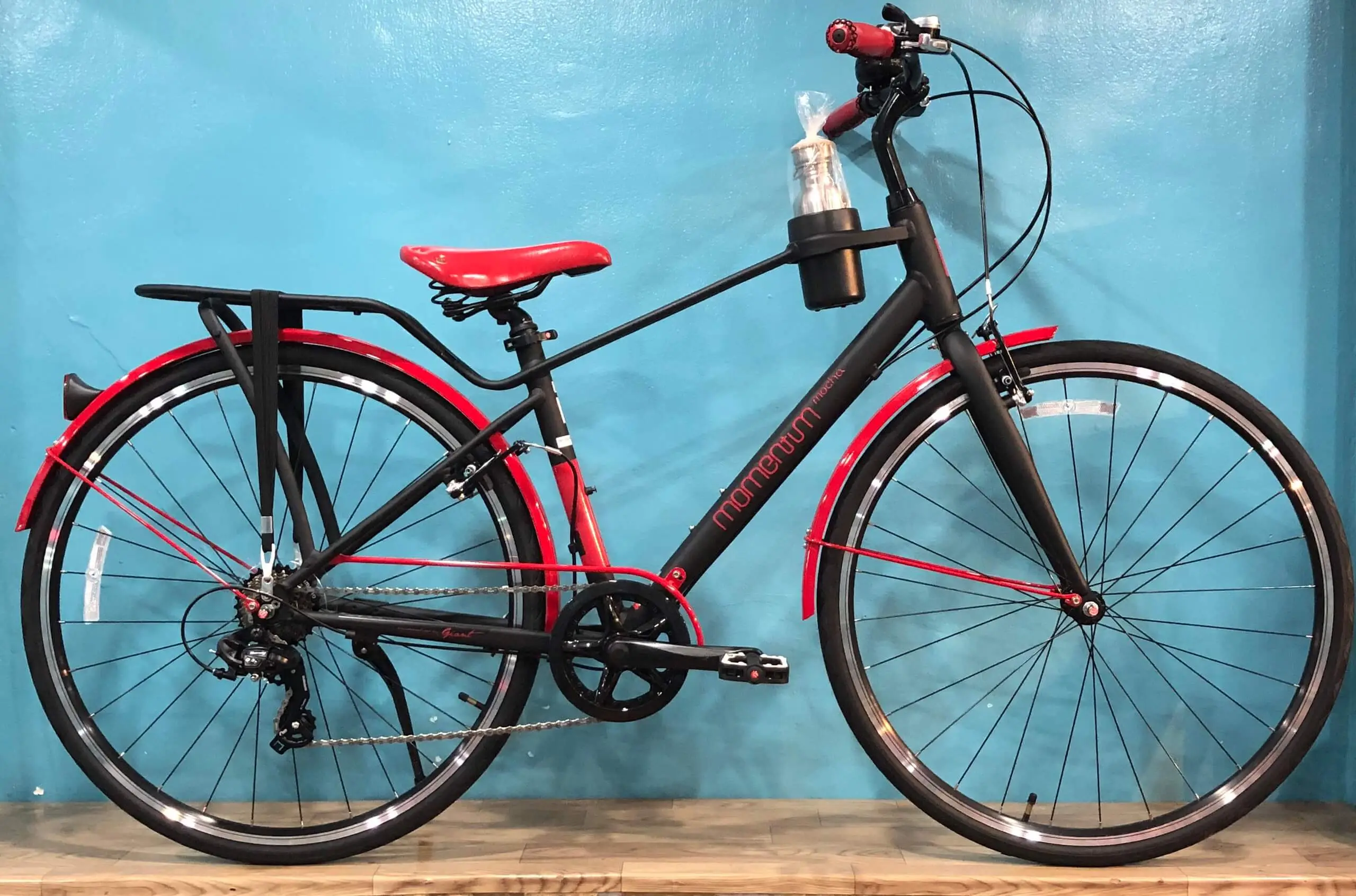 Xe Đạp Nữ Giant Momentum Ineed Mocha 2021 - Màu Đỏ