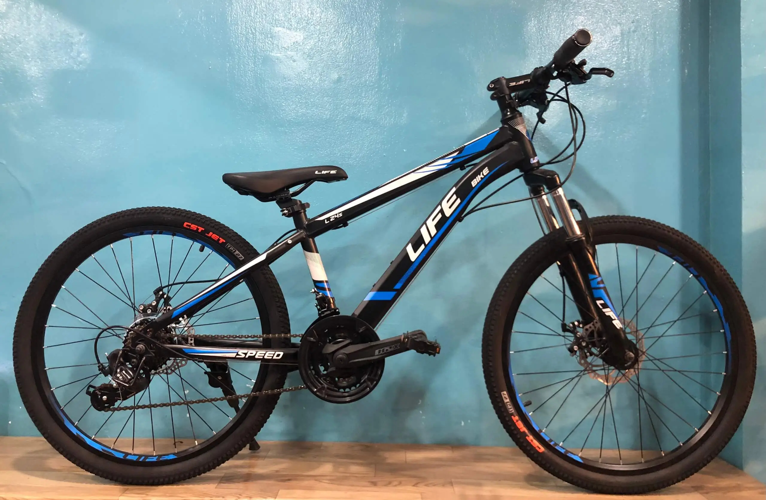 Xe Đạp Thể Thao 24 Inch LIFE L24S - Đen Xanh