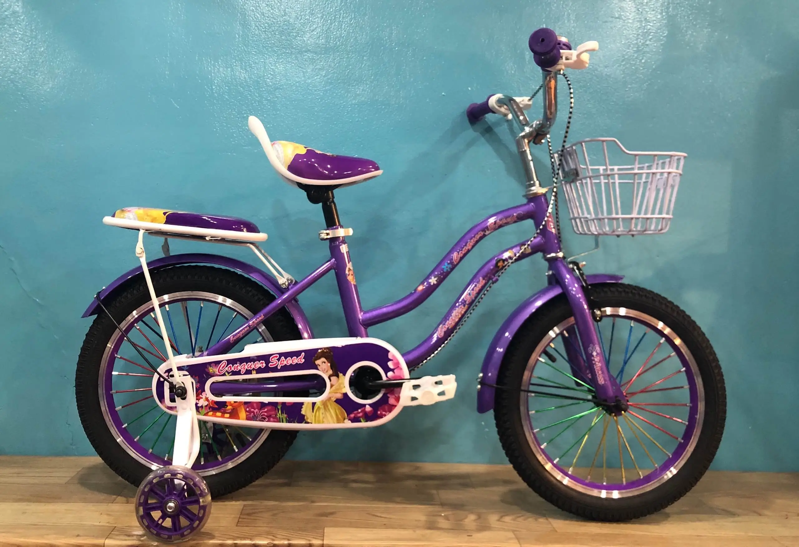 Xe Đạp 16 Inch Nữ Conquer Speed Sườn 2 ống - Màu Hồng