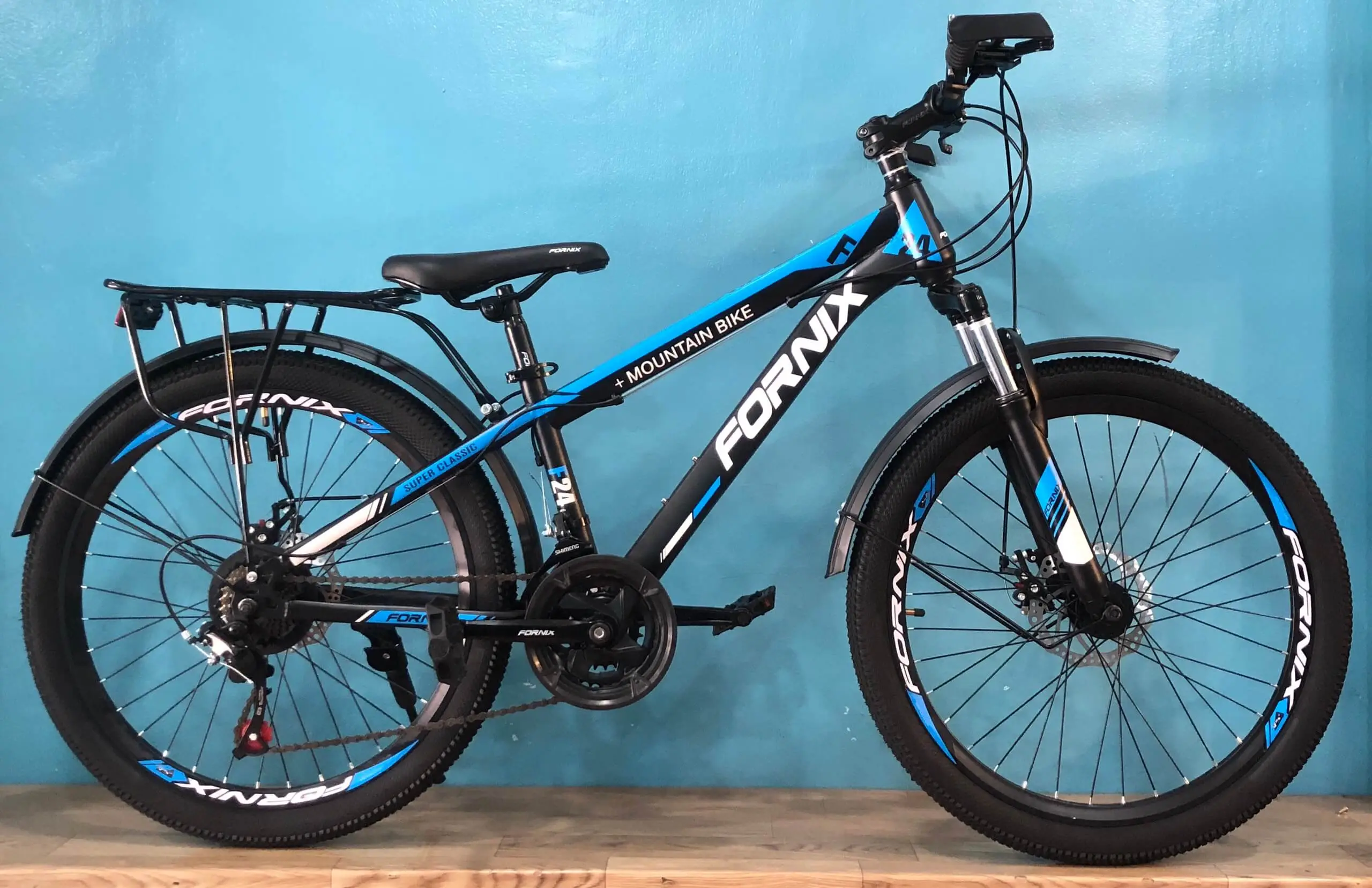 Xe Đạp Thể Thao 24 Inch Fornix F24 - Màu Đen Xanh
