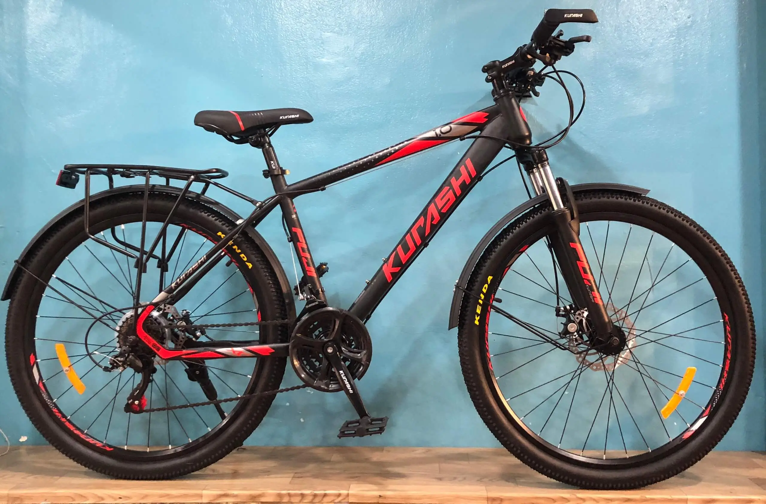 Xe Đạp Thể Thao 26 Inch KARASHI FUJI Cao Cấp 2021 - Đen Đỏ