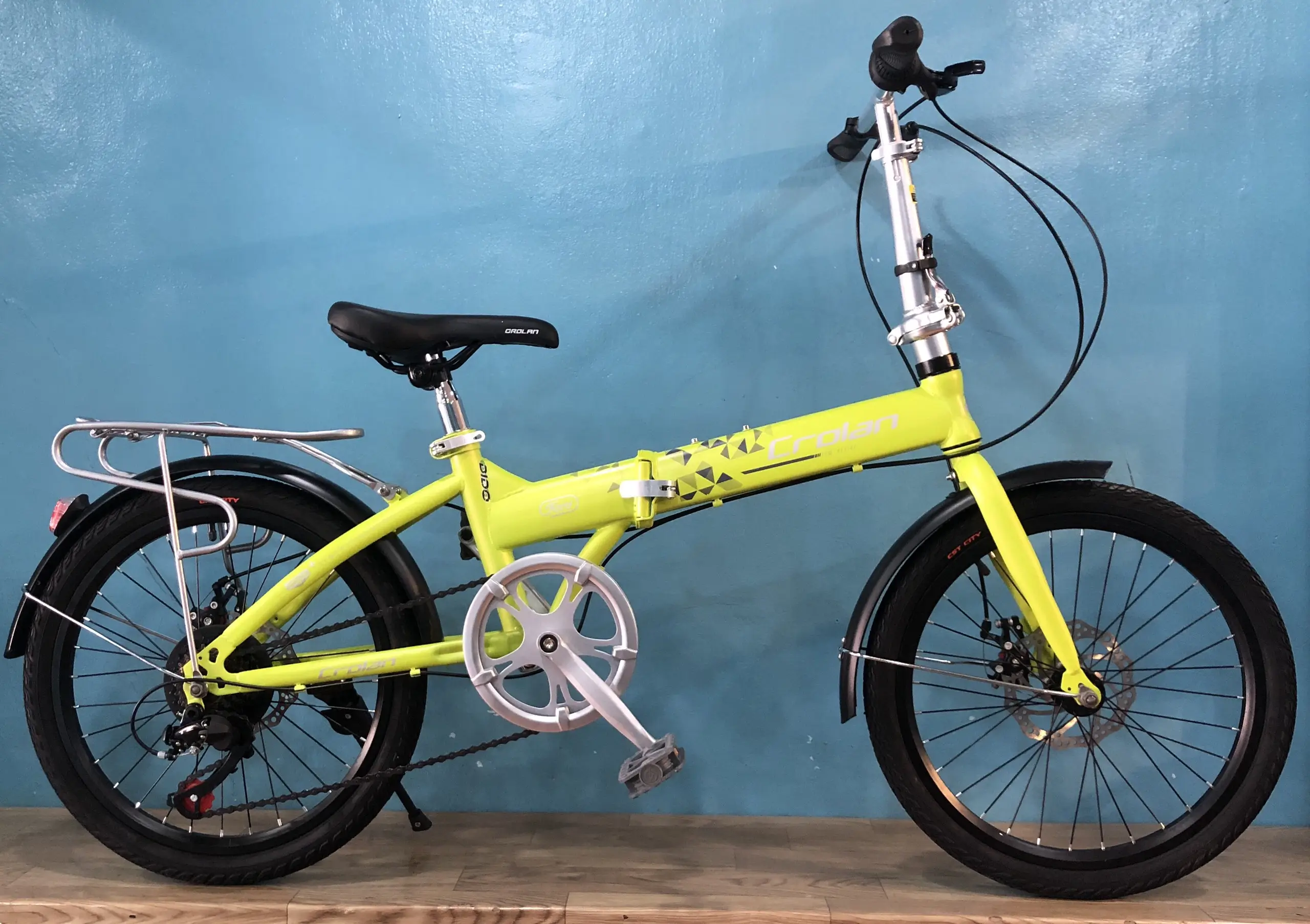 Xe Đạp Gấp 20 Inch Crolan Khung Thép